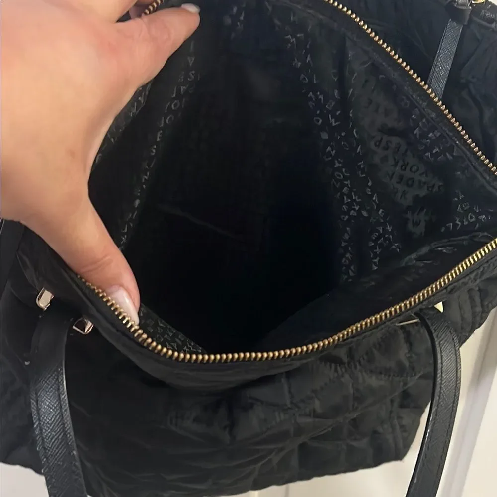 Kate Spade Black Quilted Tote